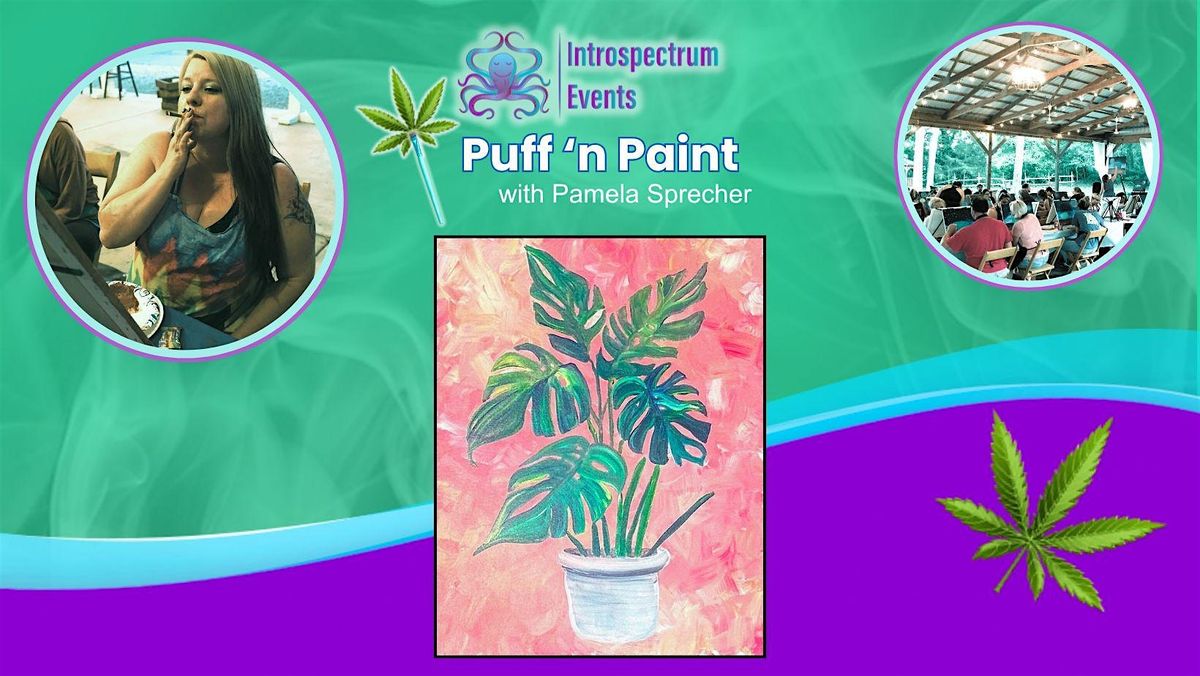 Puff n Paint Monstera