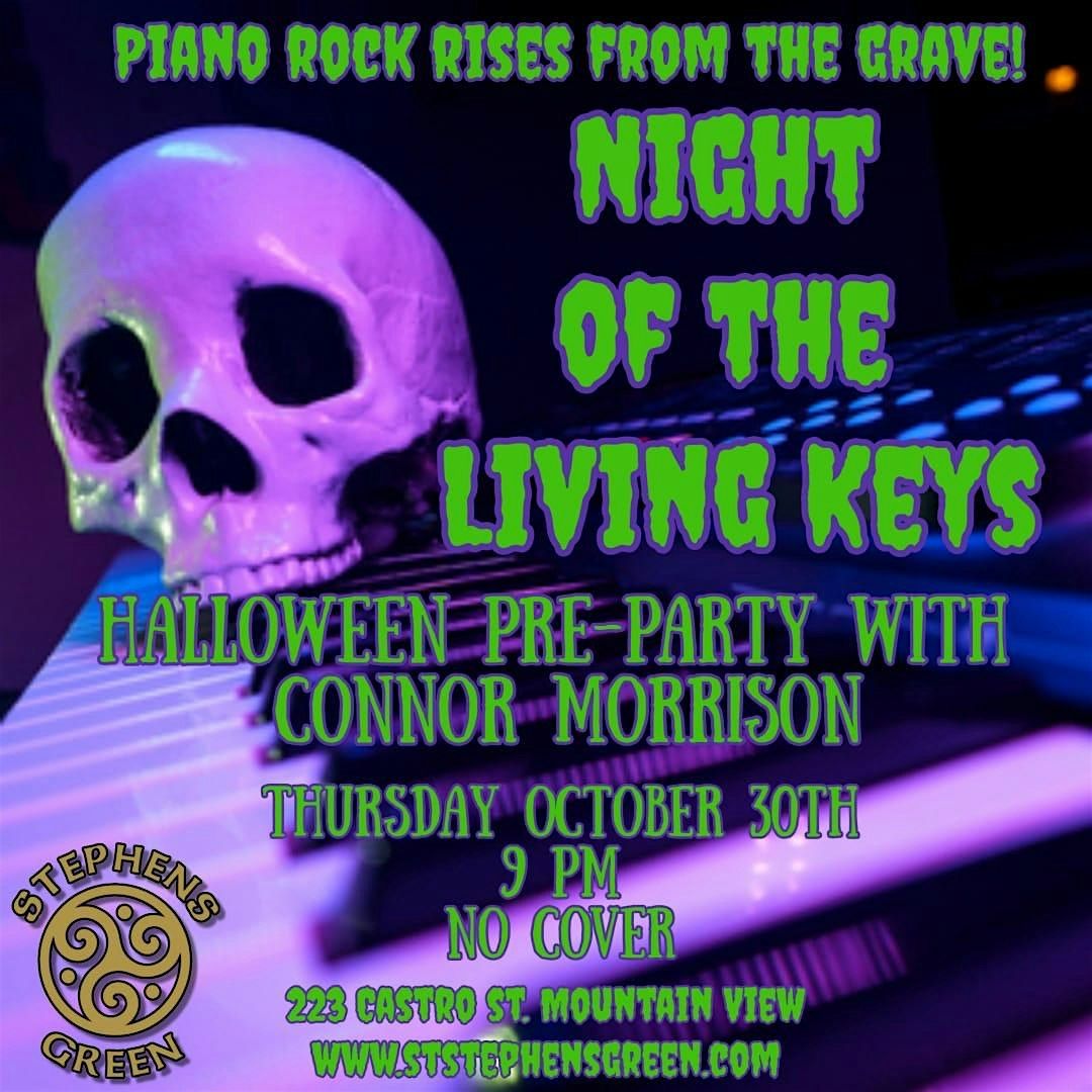 Halloween party in piano bar. Food, drinks and great Piano music by Connor