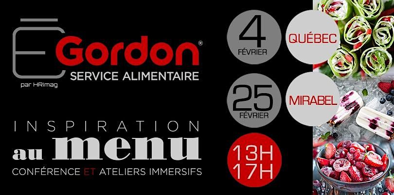 Inspiration au menu \u2014 Conf\u00e9rences et ateliers immersifs