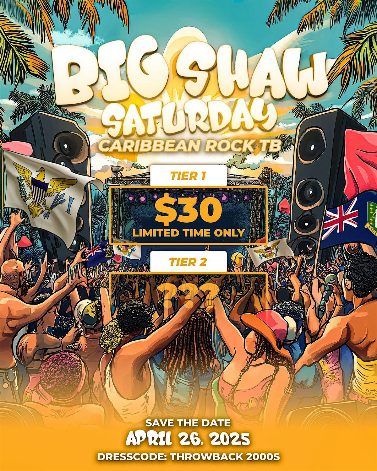 Big Shaw Saturday A.K.A. Caribbean Rock Throwback