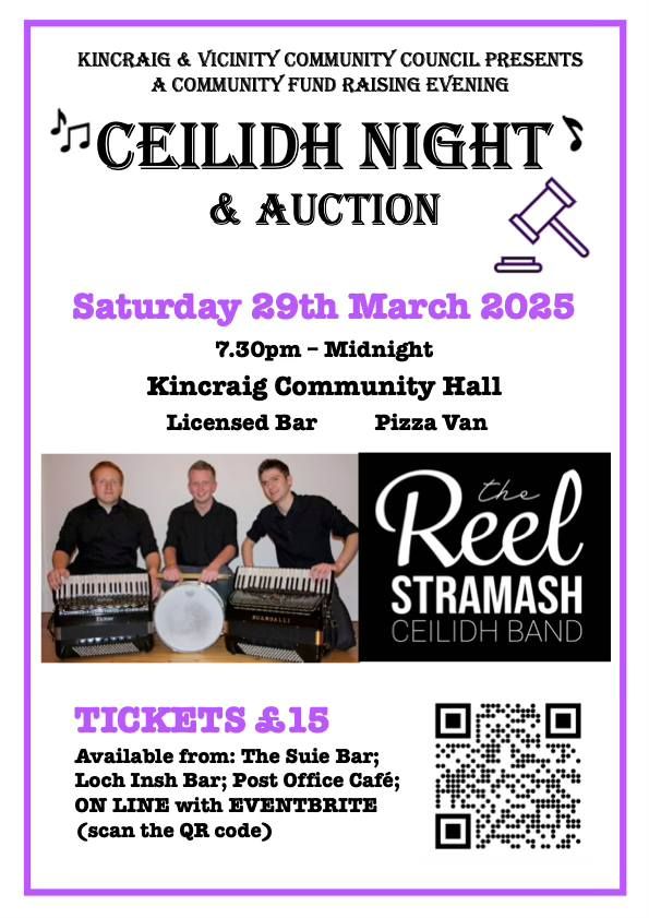 Kincraig Ceilidh and Auction Night