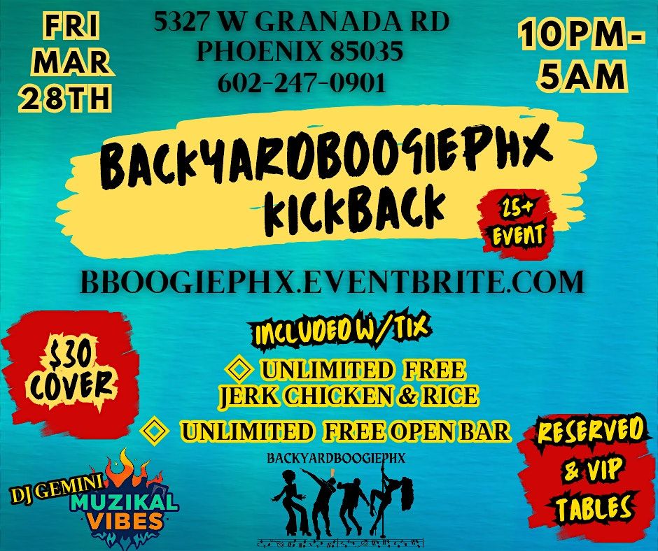 BackyardBoogiePhx Spring Kickback