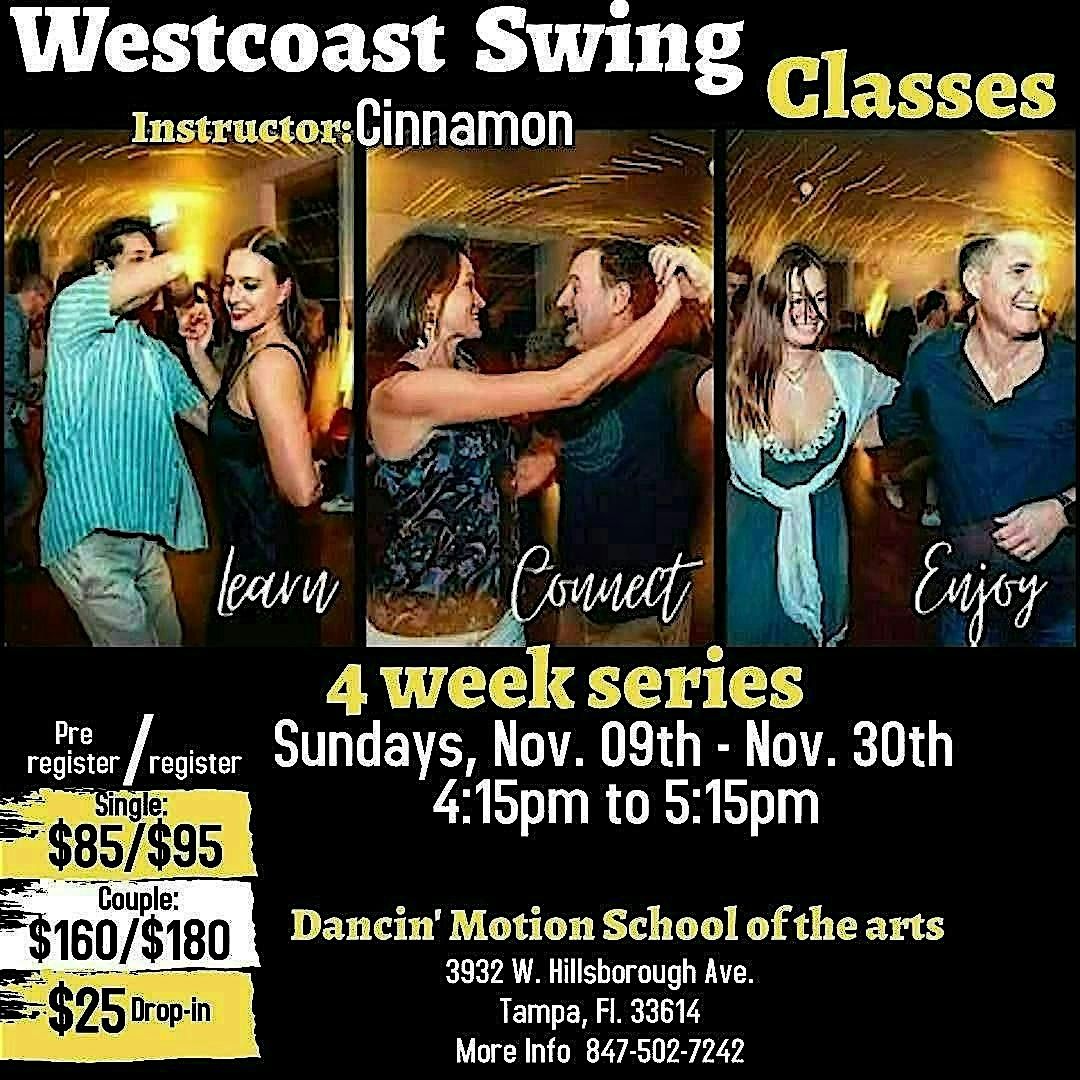 Westcoast Swing Classes 4 week Series