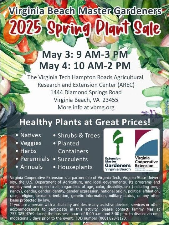 VBMG 2025 Spring Plant Sale