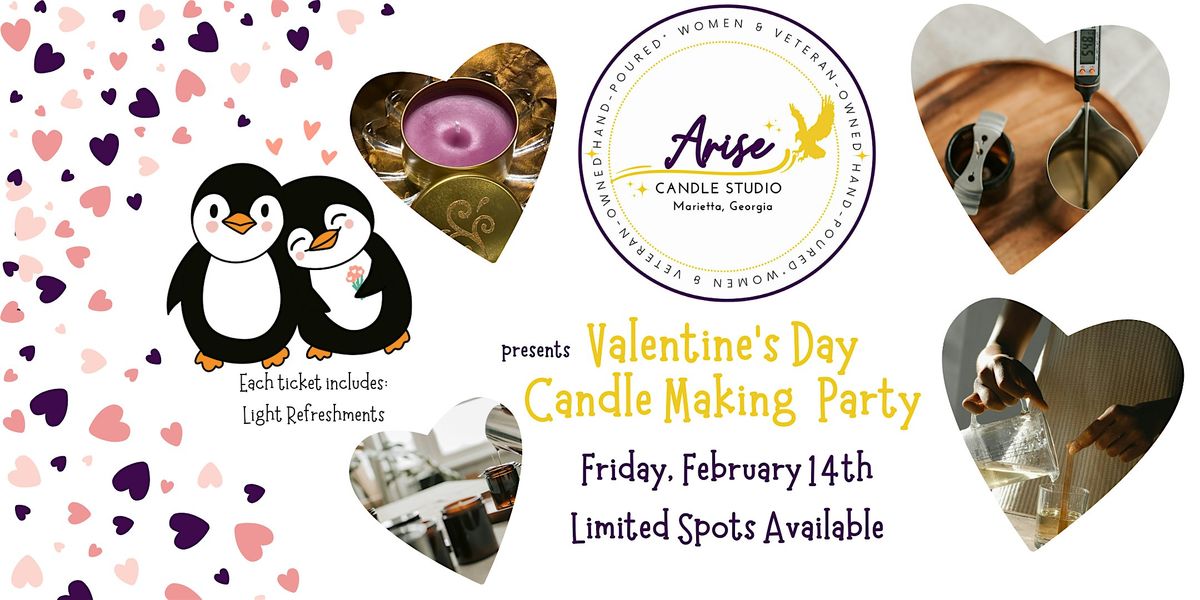 Arise Candle Studio Valentine's Day Candle Making Parties