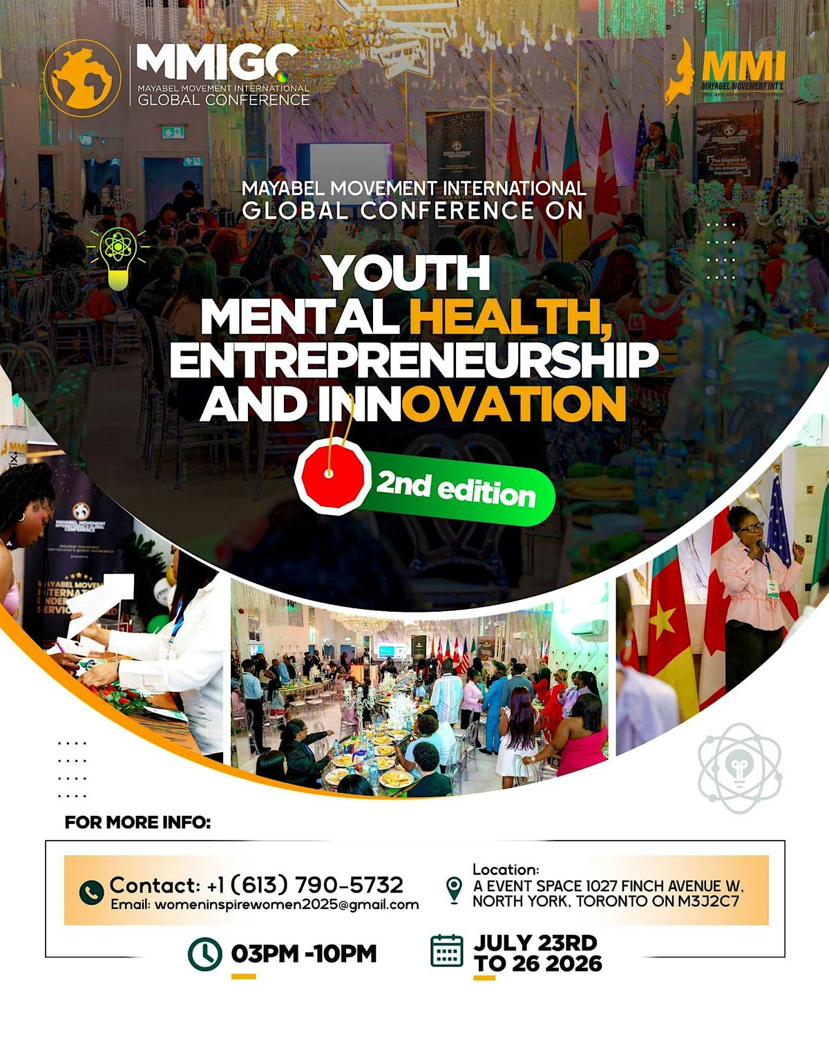 GLOBAL CONFERENCE ON YOUTH MENTAL HEALTH, ENTREPRENEURSHIP AND INNOVATIION