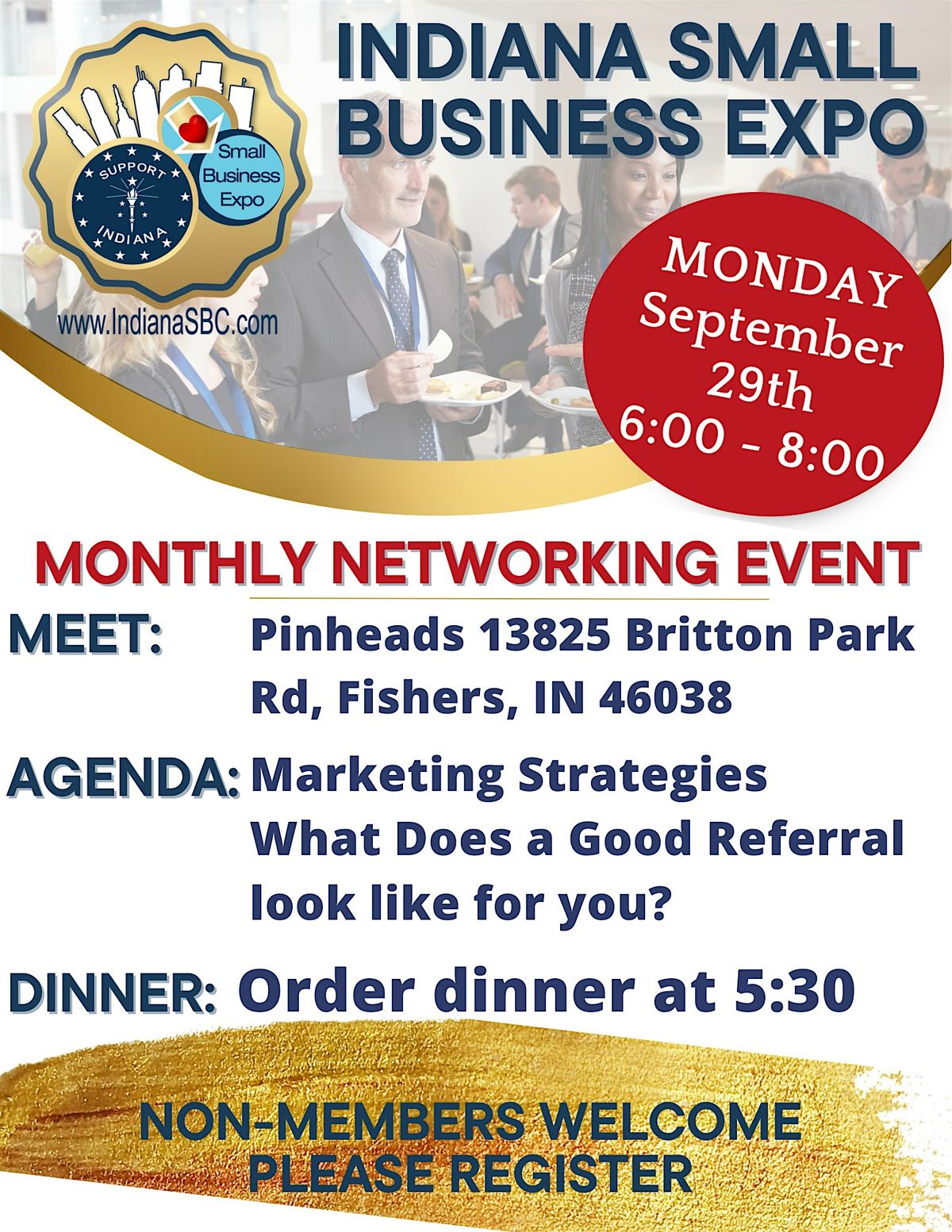 September Monthly Event hosted by Indiana Small Business Expo
