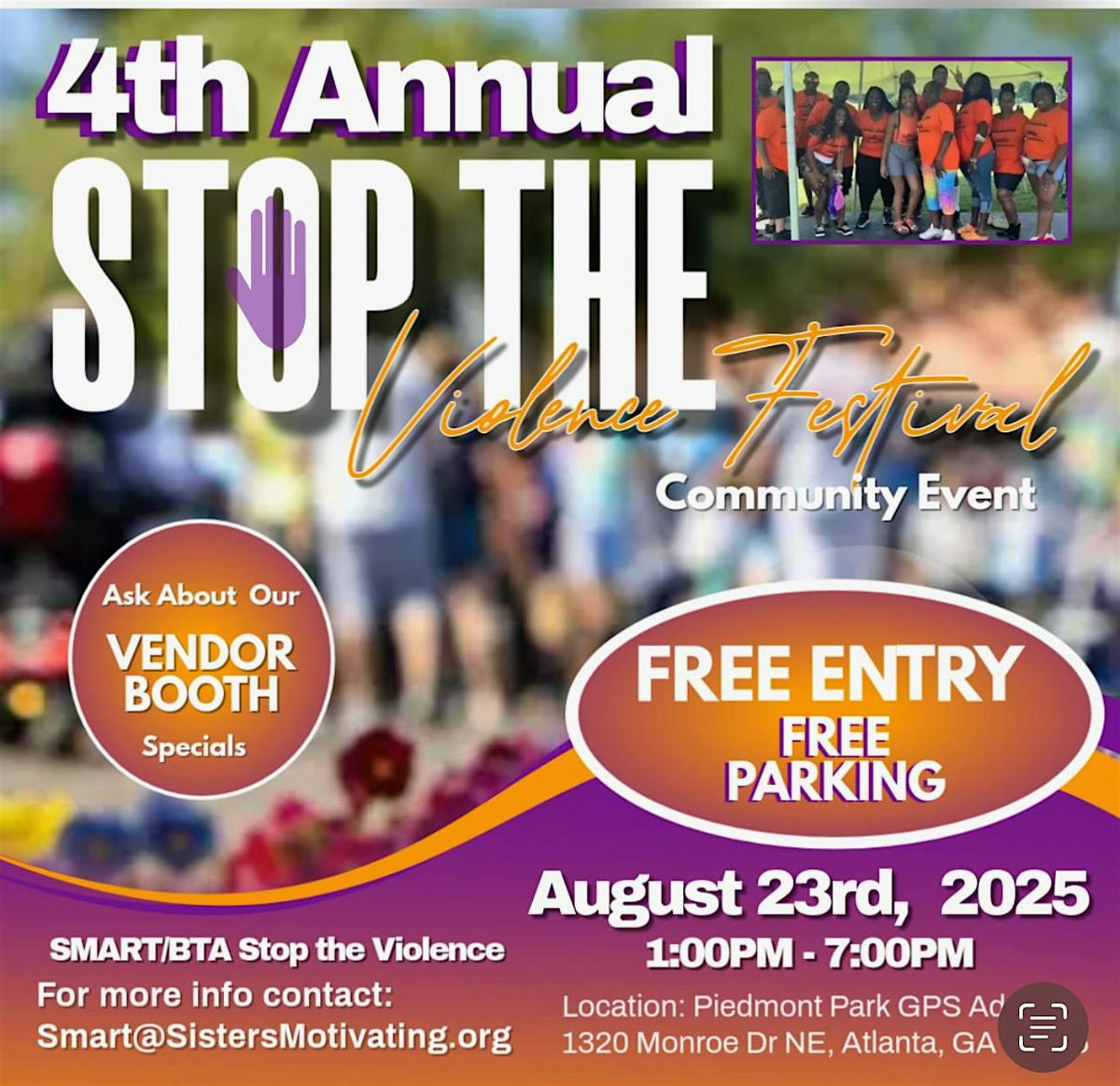 SMART\/BTA stop the violence event