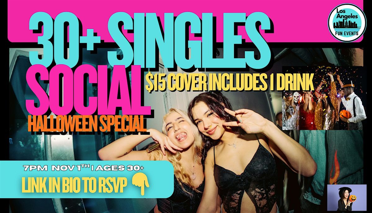 30+ Singles Social - Includes 1 Drink - Halloween Special