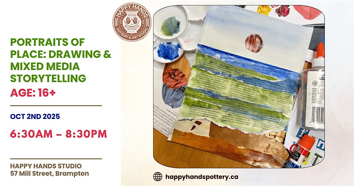 Portraits of Place: Drawing & Mixed Media Storytelling