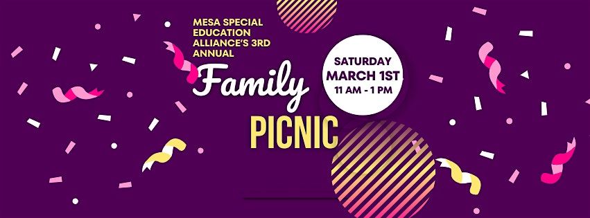 Mesa Special Education Alliance 3rd Annual Family Picnic