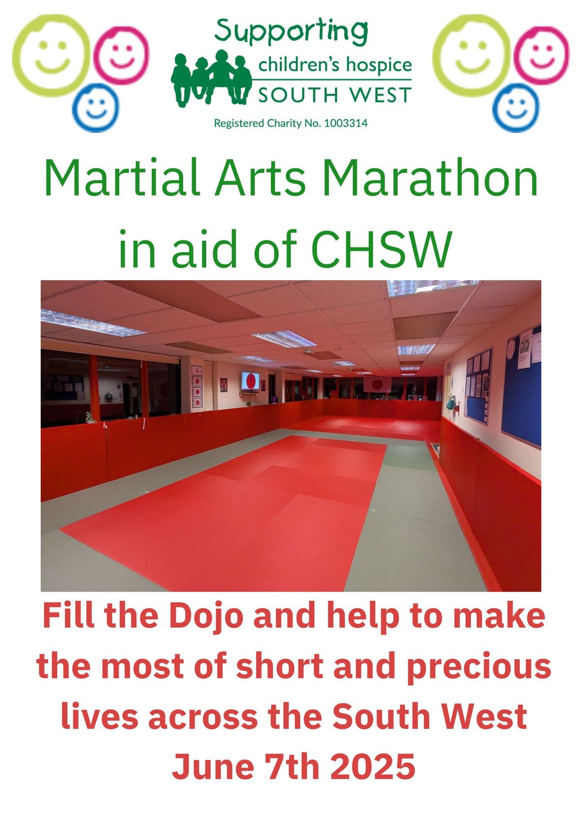 12 hour Martial Arts Marathon in aid of the Children's Hospice South West