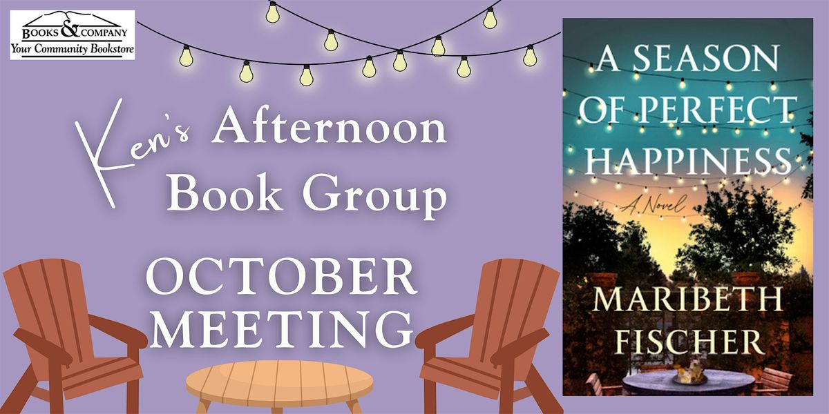 Books & Company Afternoon Book Group October 2025 Meeting