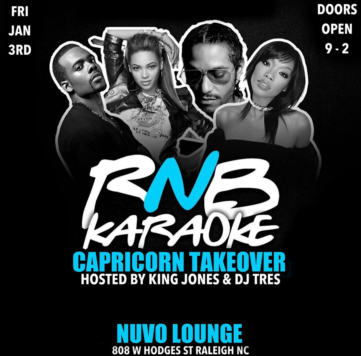 RnB Karaoke | First Fridays : Capricorn Takeover