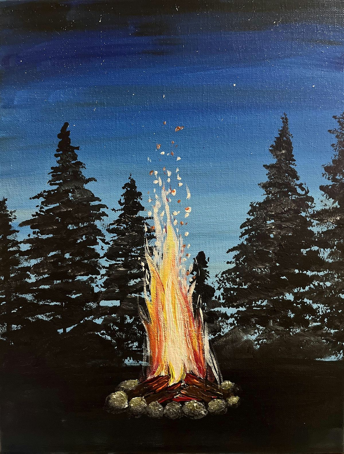 Painting Class\u2014 Campfire