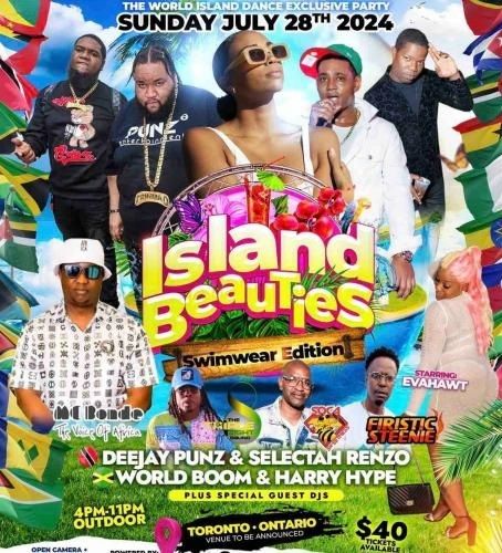 ? Island Beauties ? \u201c Swimwear Edition \u201d Outdoor Ft World Boom ?? Dj Punz ?? 181 Rexdale Blvd