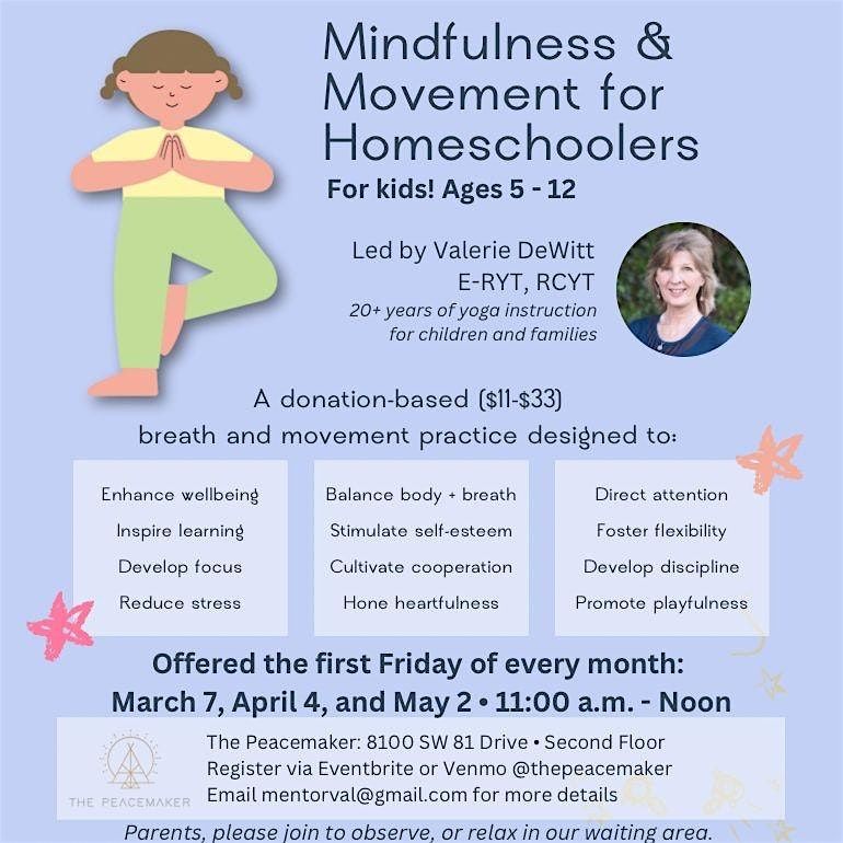 Mindfulness & Movement for Homeschoolers w\/ Valerie DeWitt