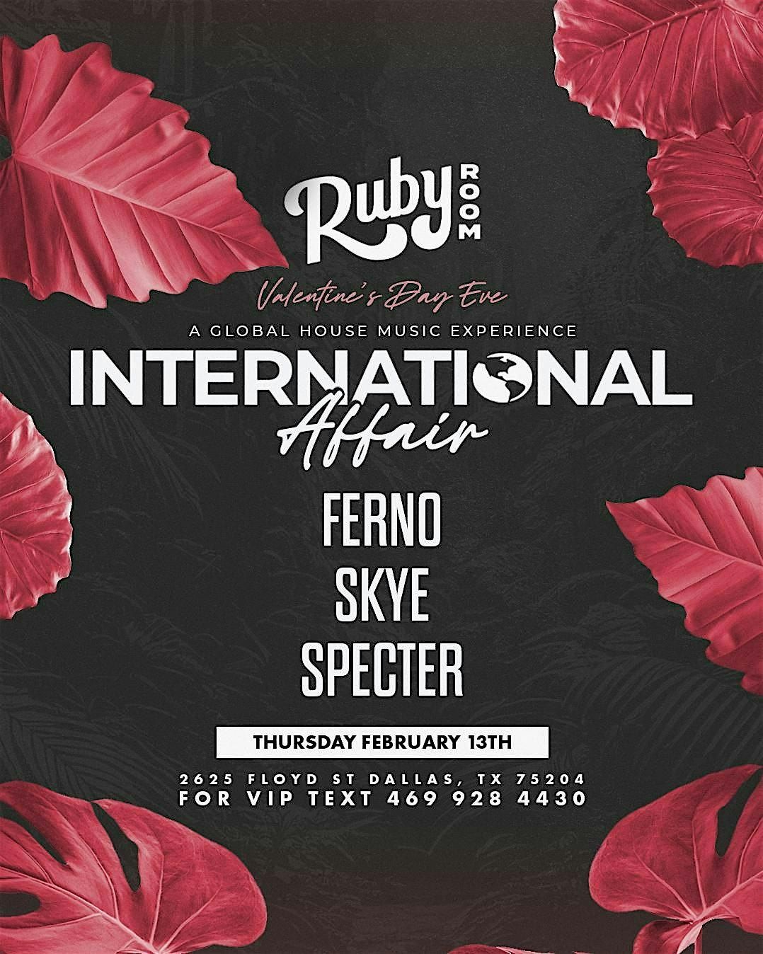 International Affair at Ruby Room 2\/13