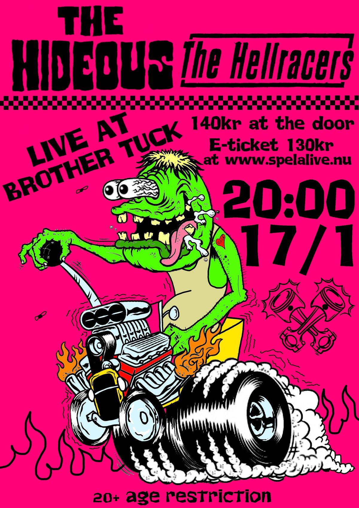 THE HIDEOUS + THE HELLRACERS @ BROTHER TUCK