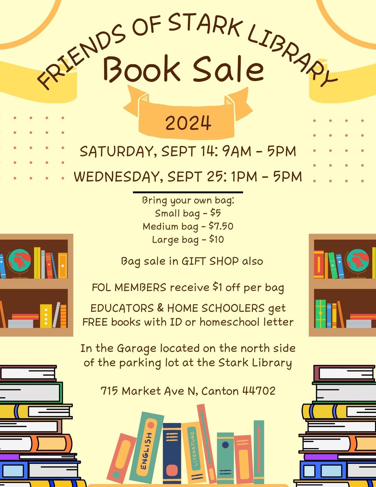 September Book Sale