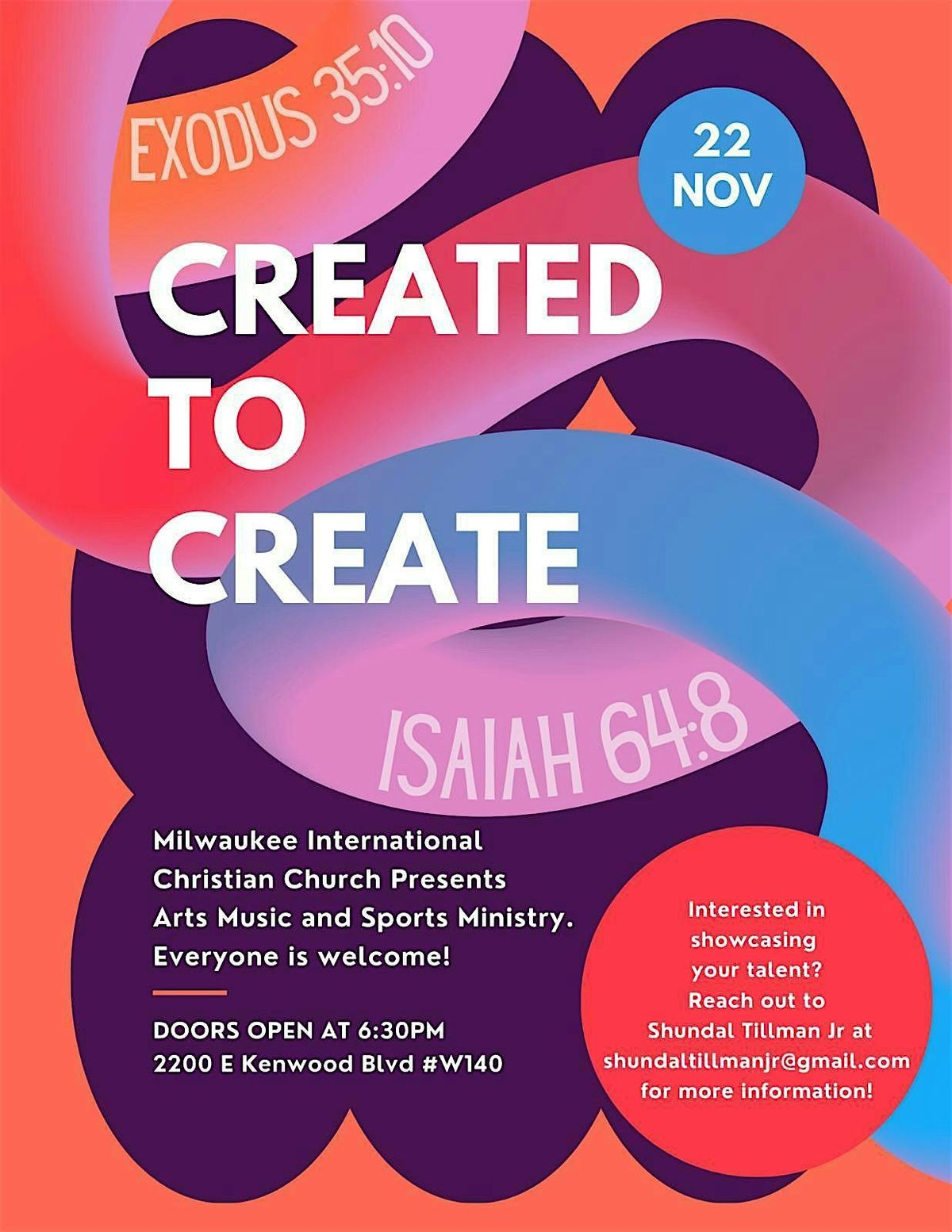 Created to Create: A Talent Showcase for All Ages