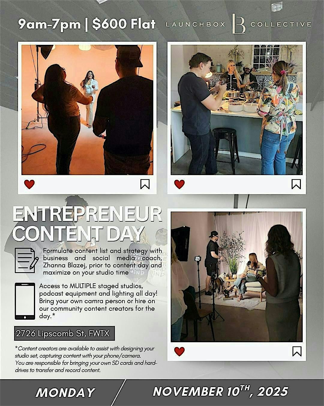 All-You-Can-Create Content Day (Entrepreneurs)