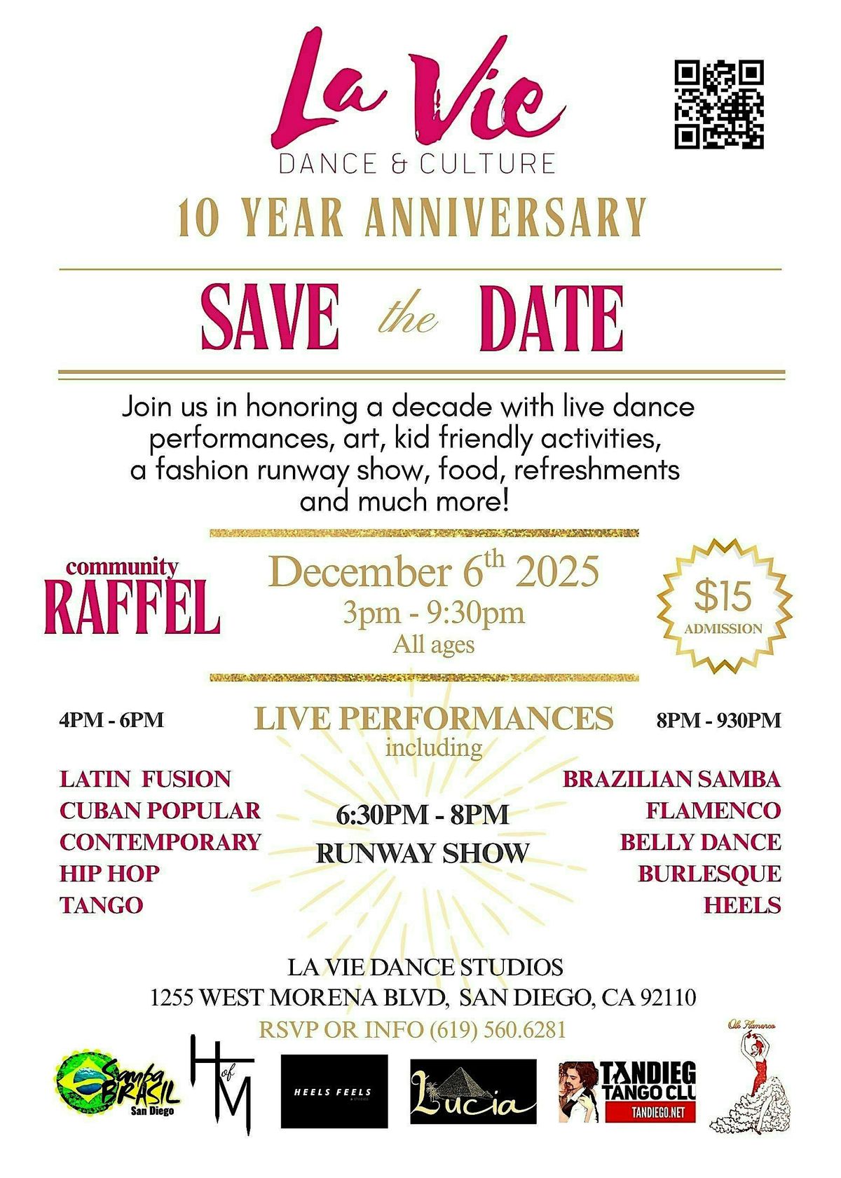 La Vie Dance and Culture 10 Year Anniversary