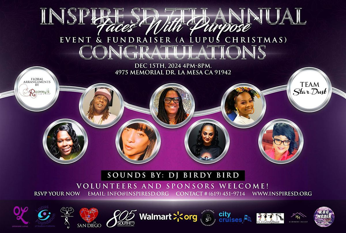 Inspire SD- Faces With Purpose 8th Annual 2025  \u201cA Lupus Christmas\u201d