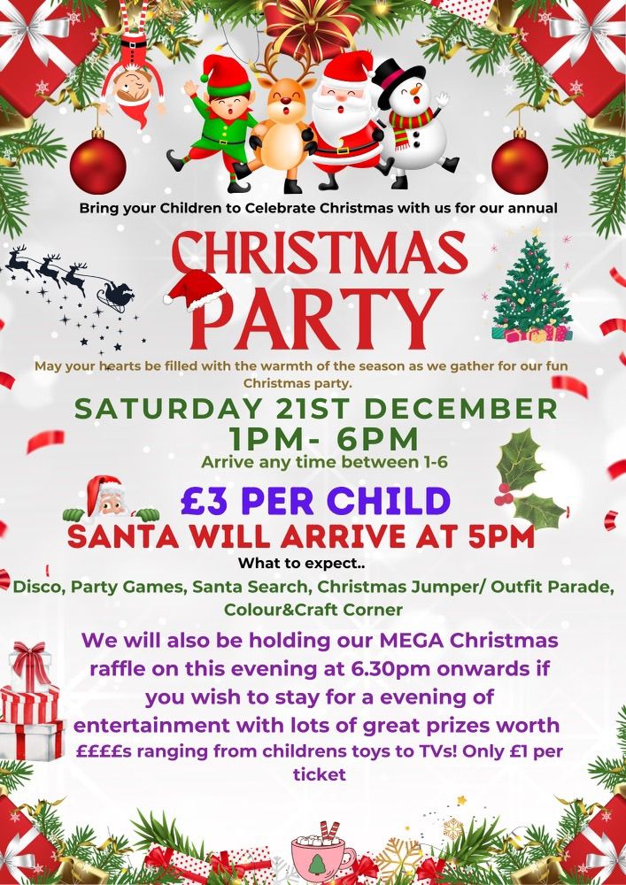 HIGHCLIFFE CLUBS CHRISTMAS PARTY