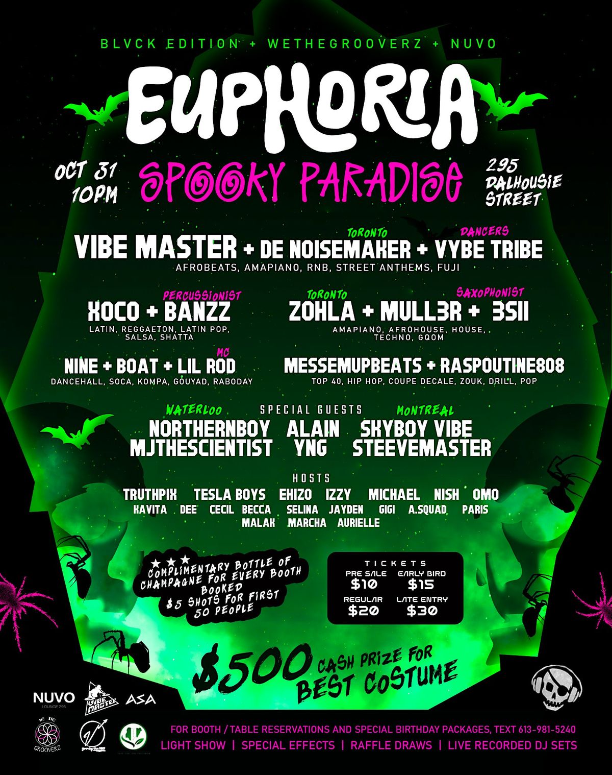 Euphoria Spooky Paradise: Sold Out Halloween Party Every Year!