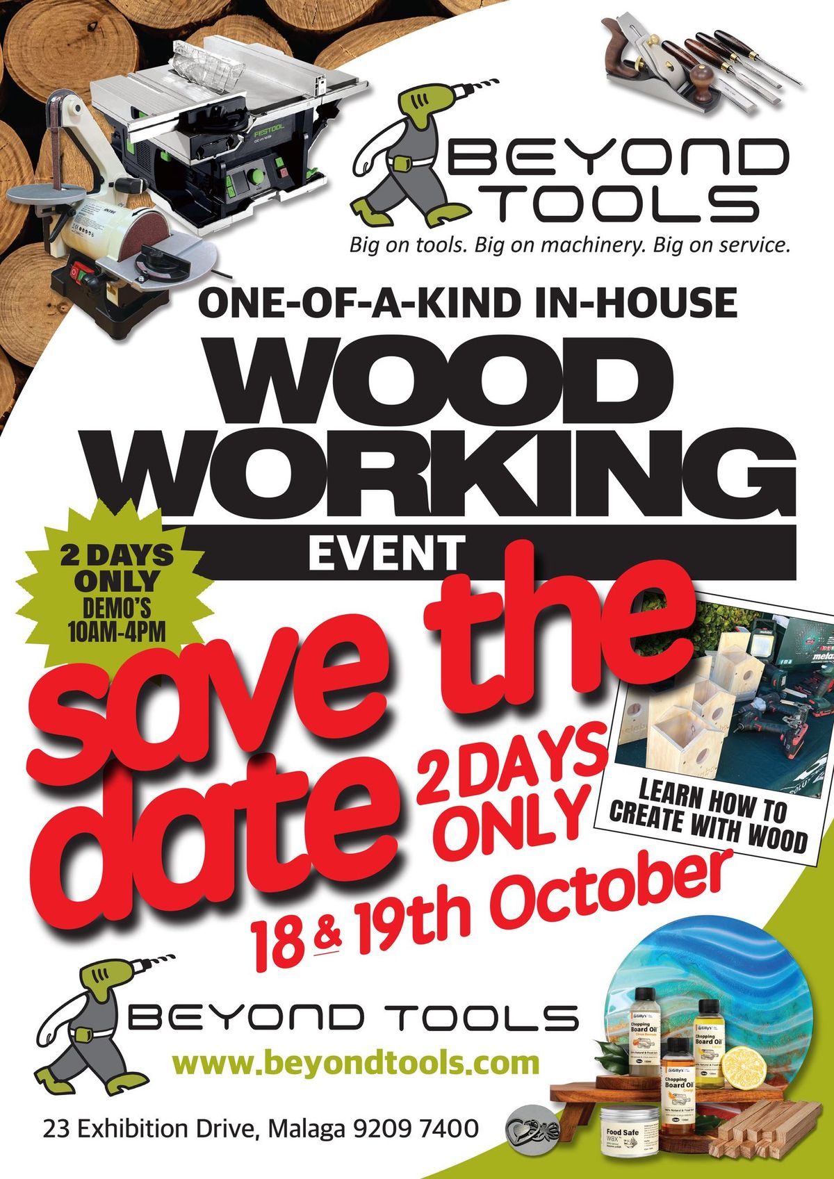 2 DAY IN-HOUSE WOODWORKING EVENT 