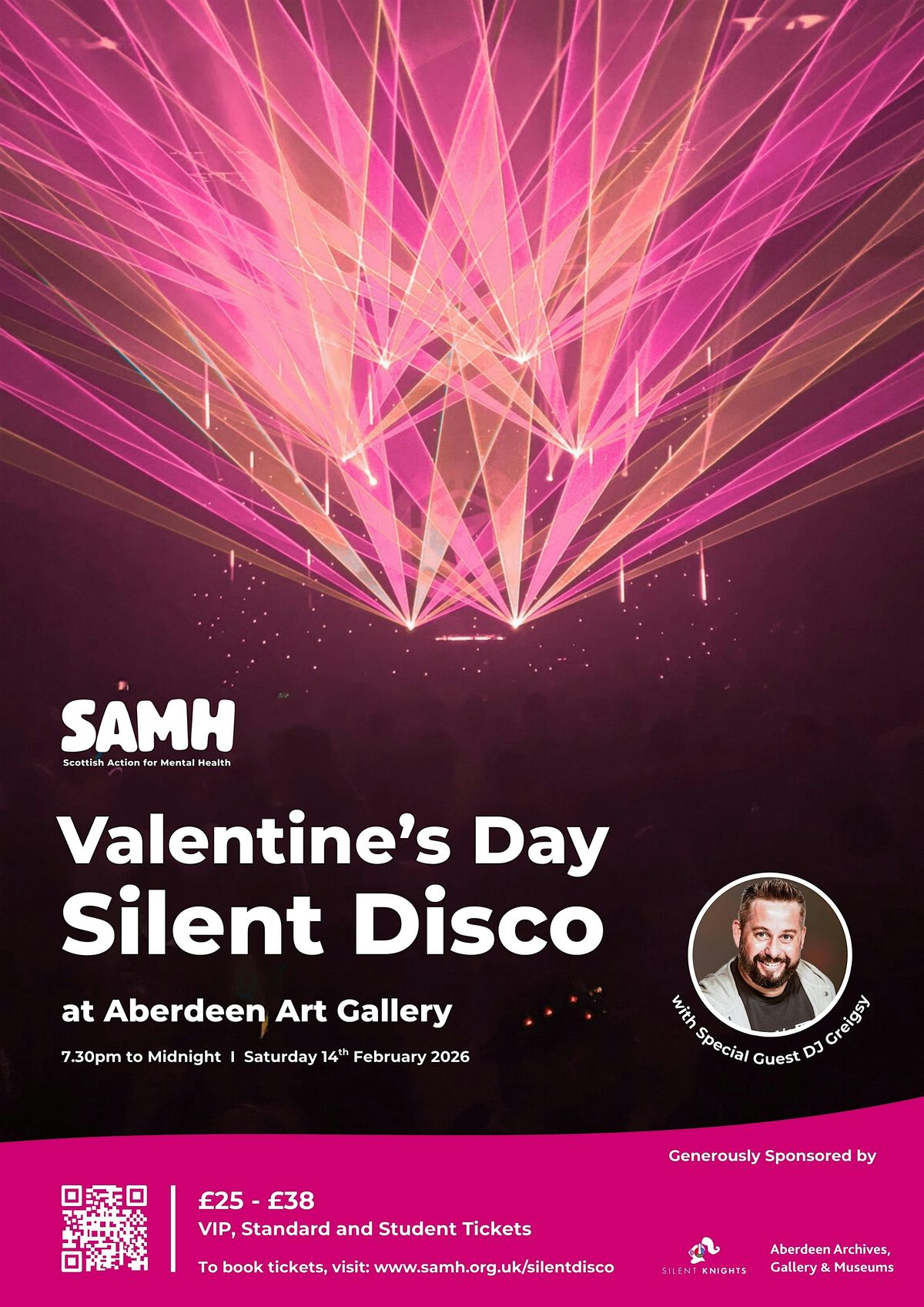Valentine's Day Silent Disco - Aberdeen Art Gallery