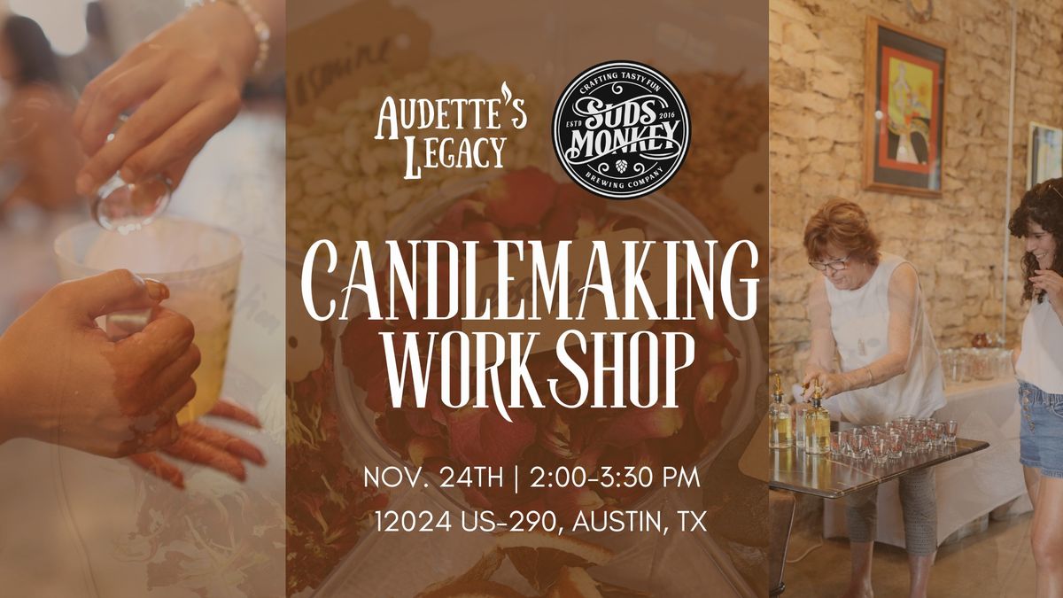 Candles & Craft Brews- Candlemaking Popup at Suds Monkey