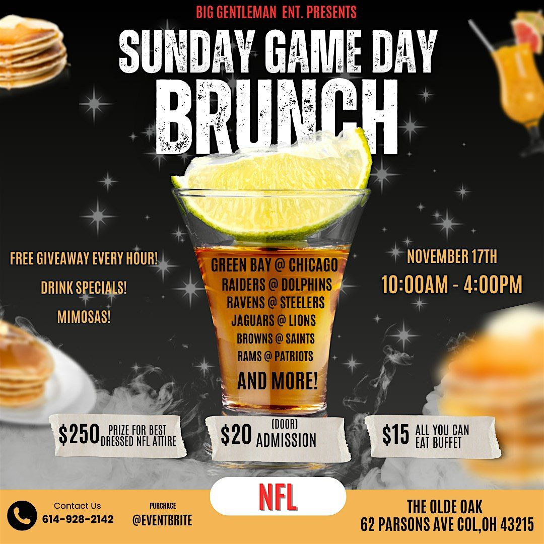 SUNDAY GAME DAY BRUNCH