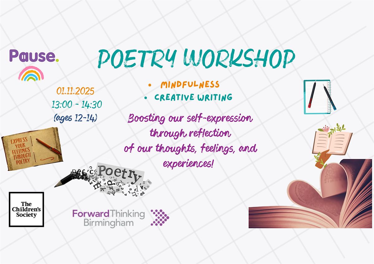 Pause Art Workshop - Poetry Workshop (12-14)