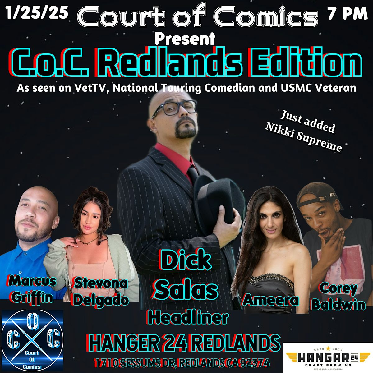 CoC Comedy show Redlands Edition