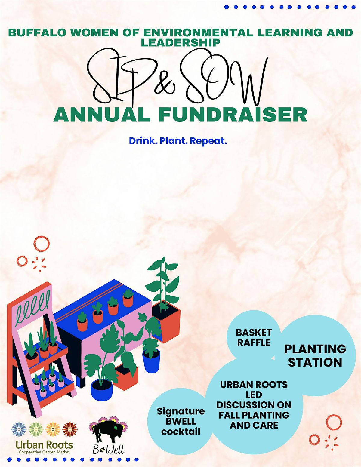 BWELL Sip & Sow Annual Fundraiser