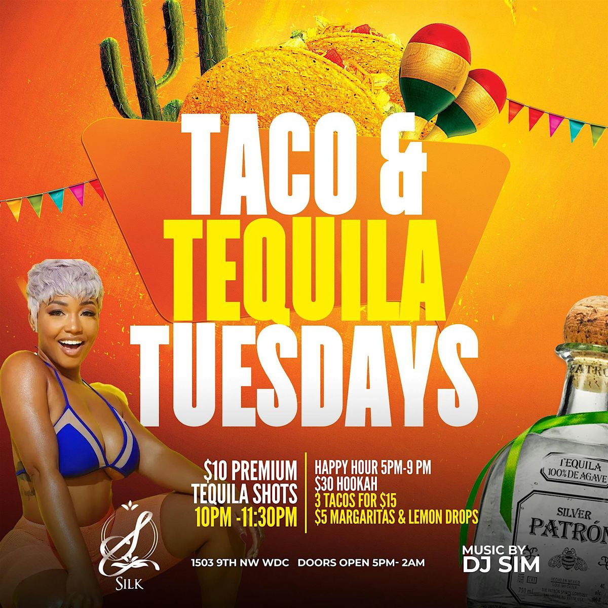 Taco & Tequila  at Silk Lounge