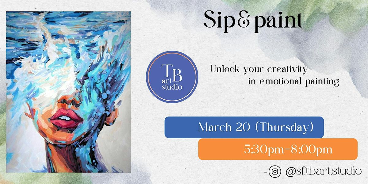 Acrylic Sip&Paint workshop with the "TBArt Studio".