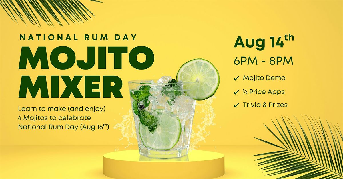 Mojito Mixer - Demonstration and Sampling Event at UNOs Columbus Ave., NY