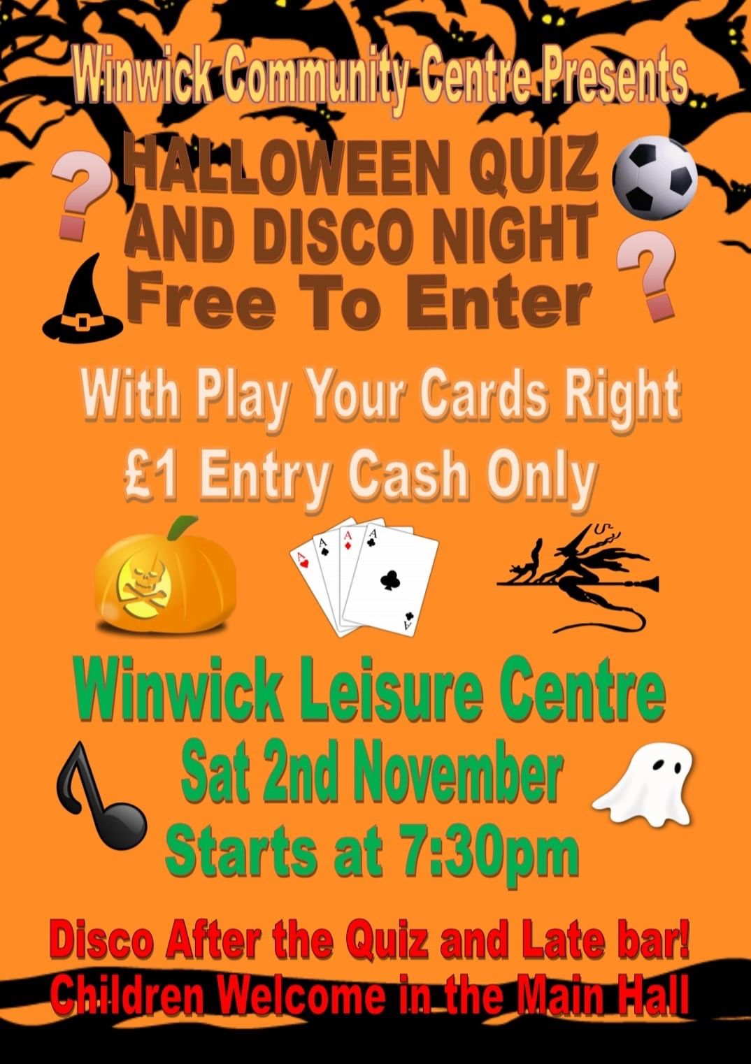 Halloween Quiz and Disco with Karaoke