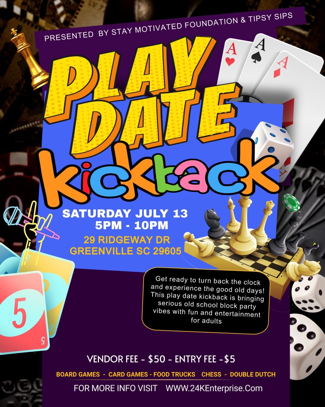 Play Date Kickback 2024 - ADULTS ONLY