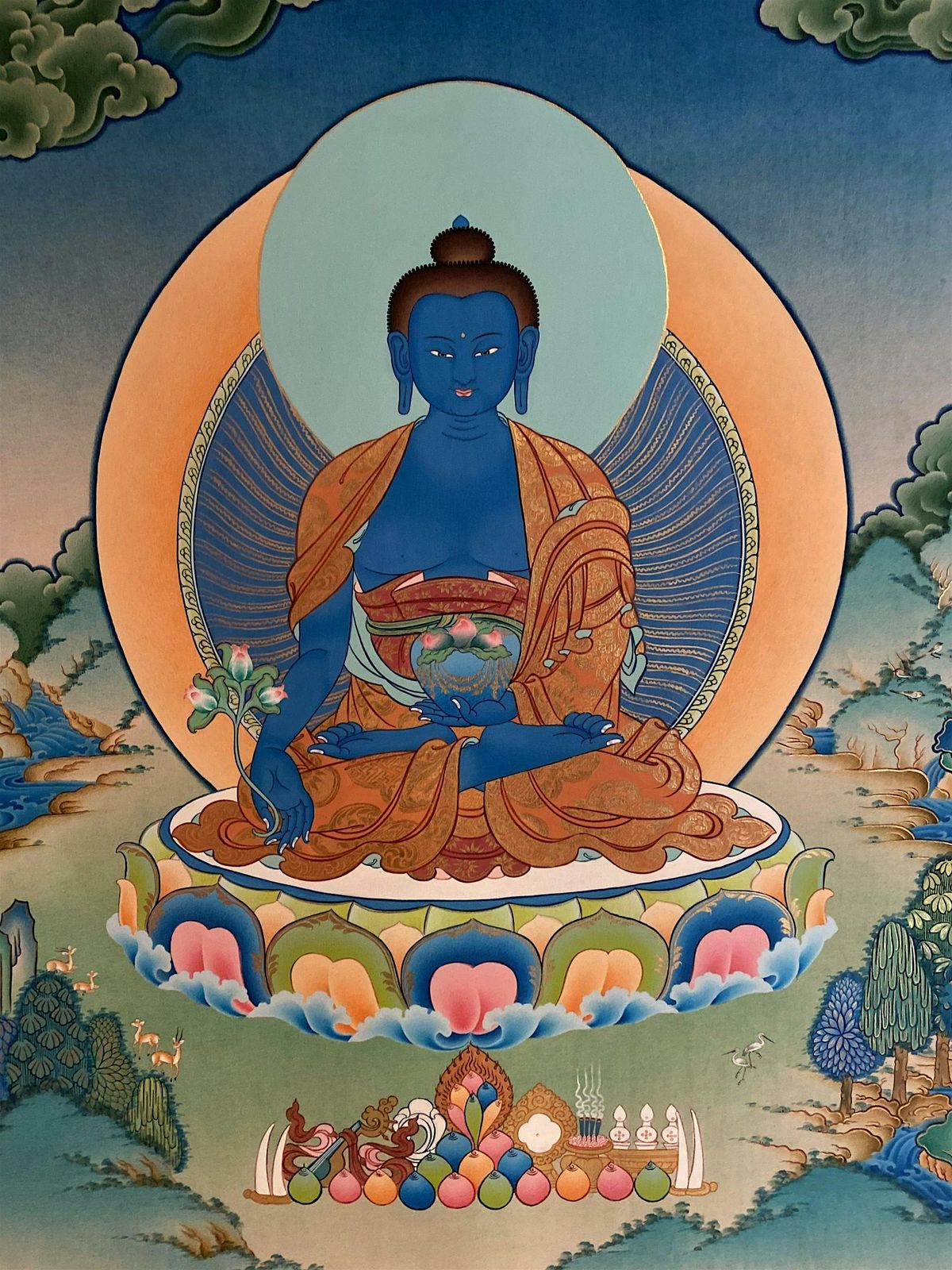Retiro del Buda de la Medicina con Khenpo Samdup Rinpoche.