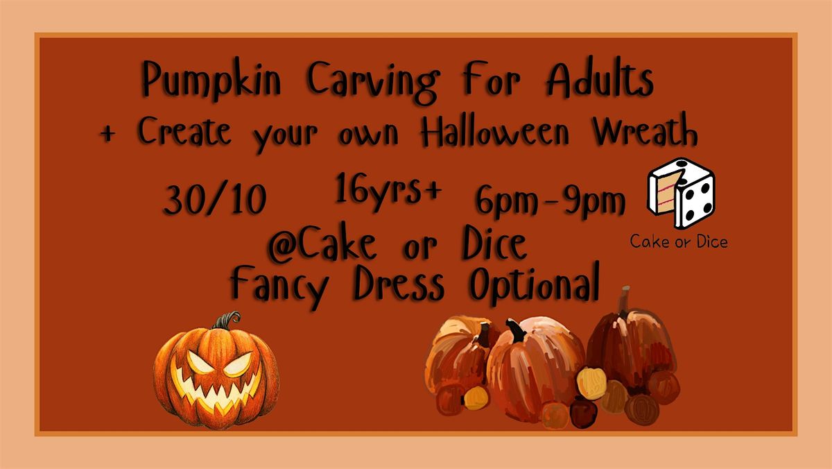 Pumpkin Carving  (Adult Class)