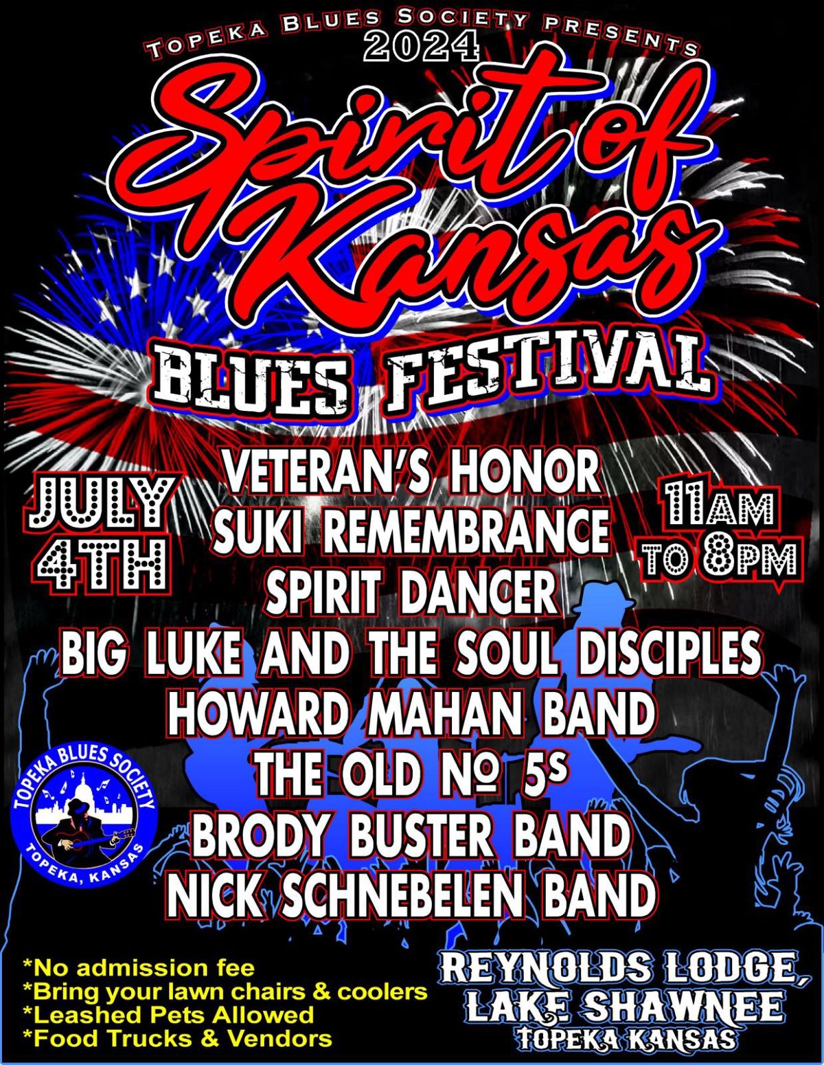 2024 Spirit of Kansas Blues Festival at Lake Shawnee