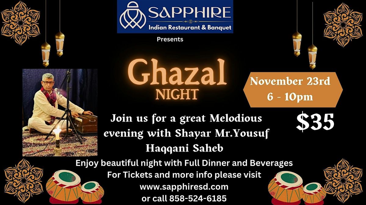 Ghazal Night and Dinner