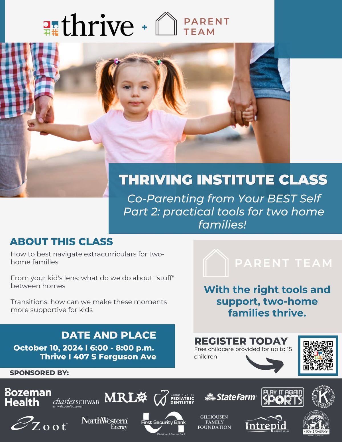 Thriving Institute | Co-Parenting from your BEST self pt. 2: practical tools for two home families!