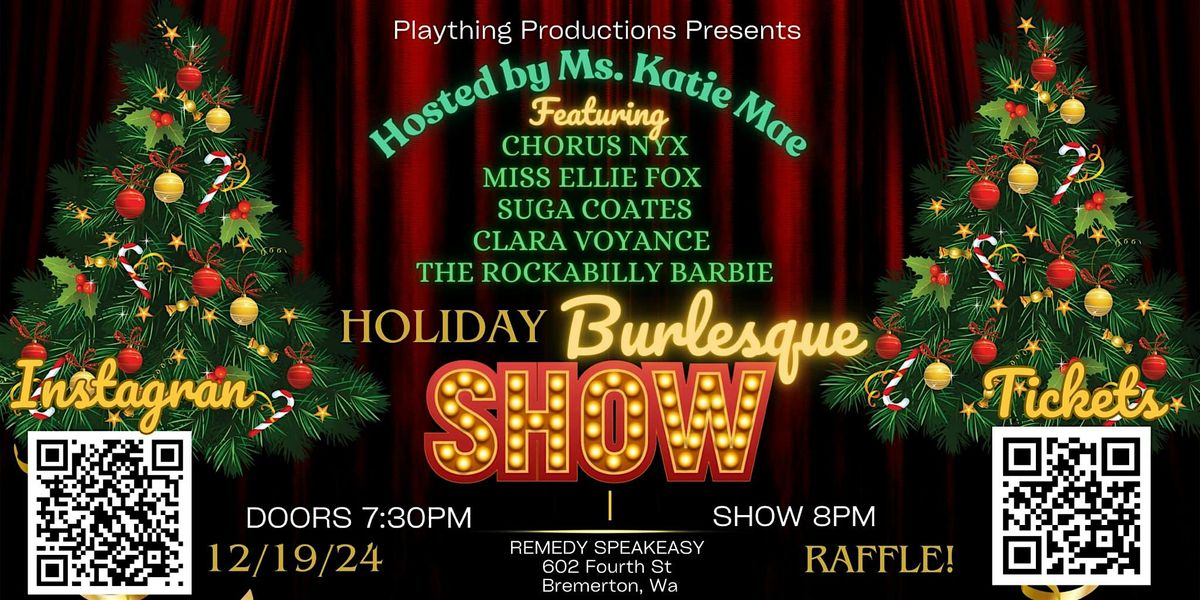 Dinner & a Holiday Burlesque Show