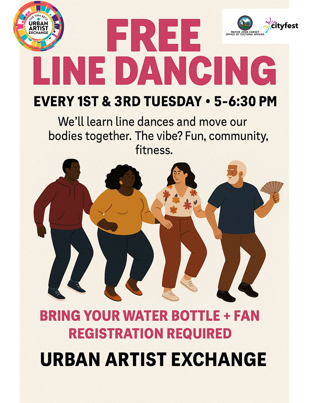 3rd Tuesday Free Line Dancing