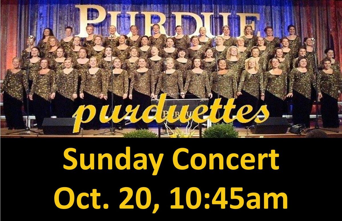 Purduettes Concert Worship Service 